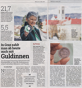 Die Guldinnen in Graz, Kleine Zeitung, 8. März 2017